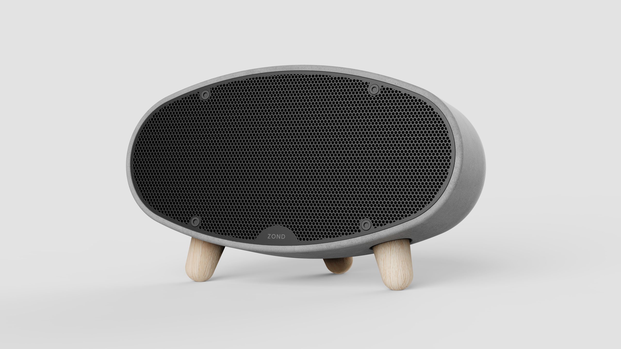 Concrete speaker Front