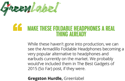 Armadillo Headphones Press