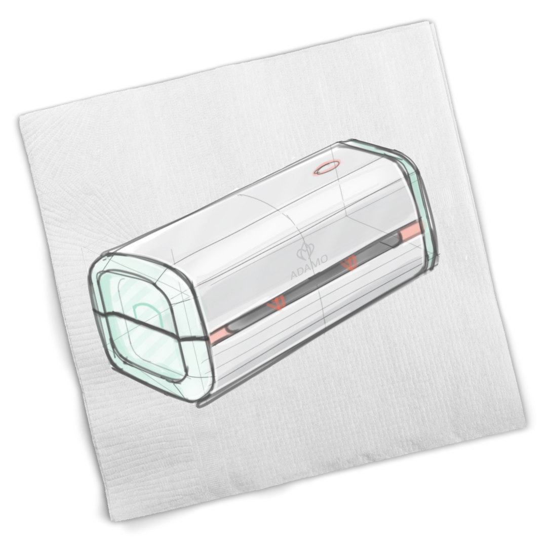 sketch of label printer