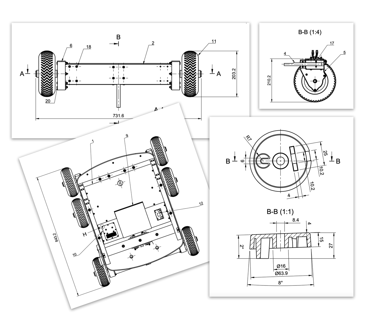 technical drawings