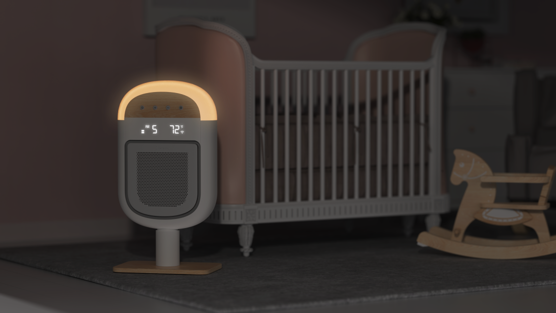 Baby purifier with night light